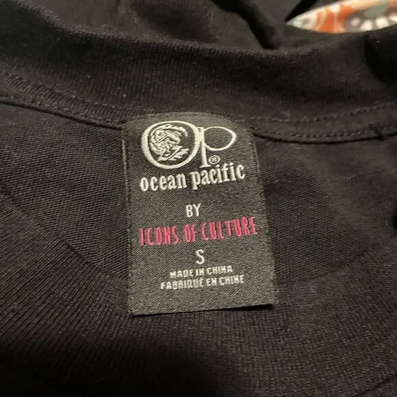 OP Ocean Pacific by Icons of Culture Crop Shirt - Picture 4 of 5